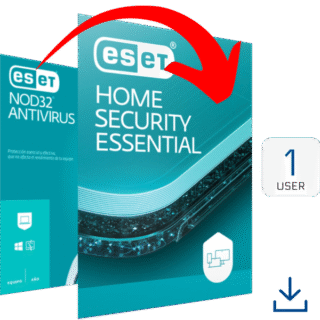 Eset Home Essential Security 2025 1 Pc 1 Año Maestro Estudiante