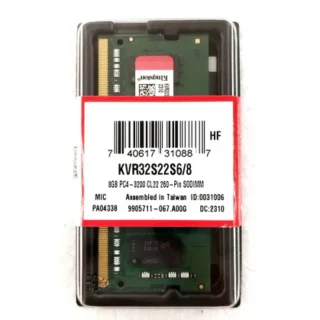 MEMORIA RAM PARA LAPTOP DDR4 8GB KINGSTON 3200MHZ