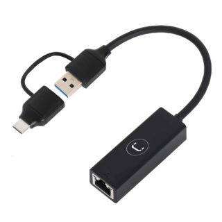 ADAPTADOR 2 EN 1 USB A GIGABIT ETHERNET AD3007BK