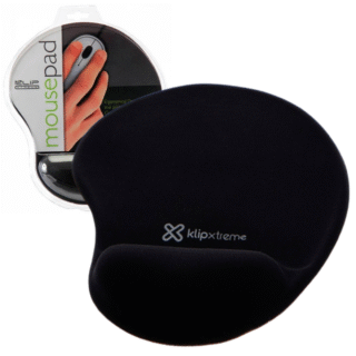 Mouse Pad KlipX Gel Black KMP-100B